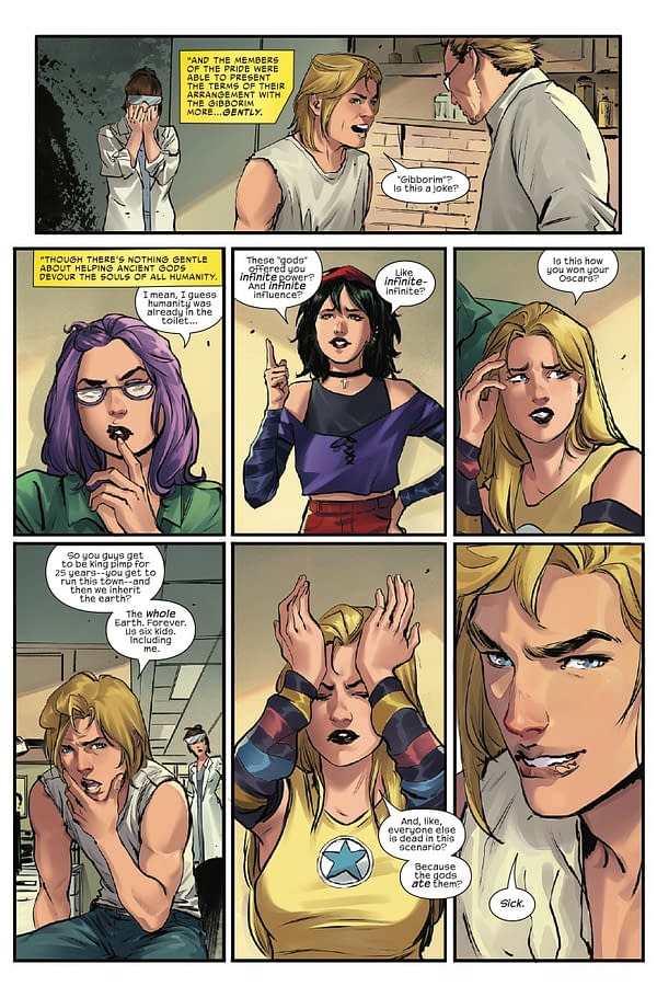 Interior preview page from WHAT IF…? RUNAWAYS #1 LUCAS WERNECK COVER