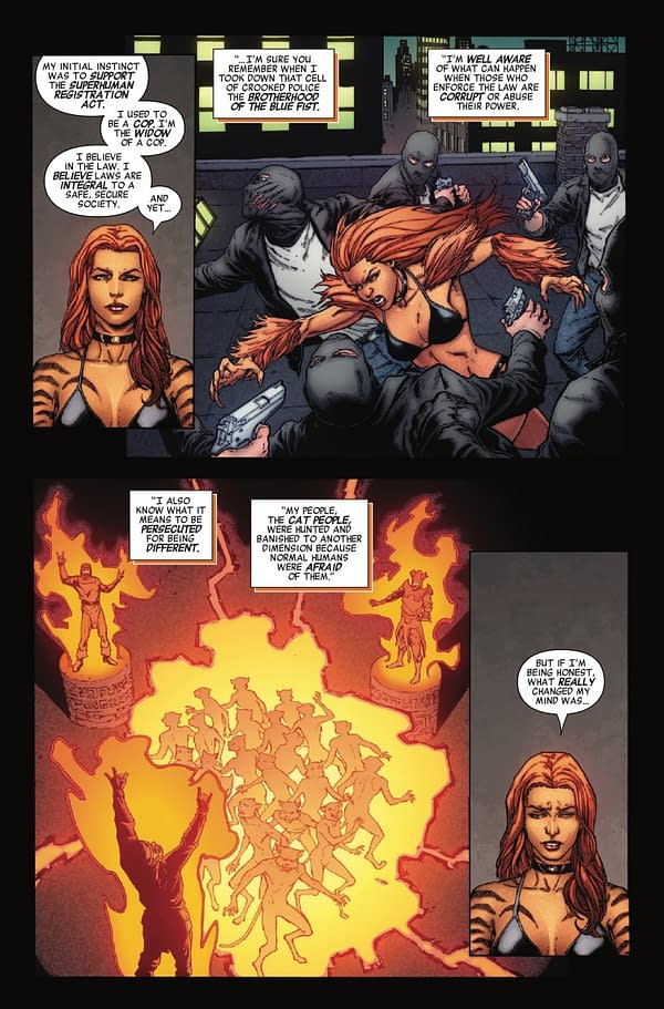 Interior preview page from CIVIL WAR: UNMASKED #4 GEOFF SHAW COVER