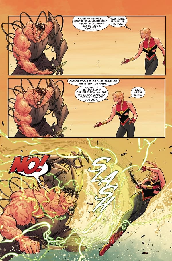 Interior preview page from CAPTAIN MARVEL: DARK PAST #5 LUCAS WERNECK COVER