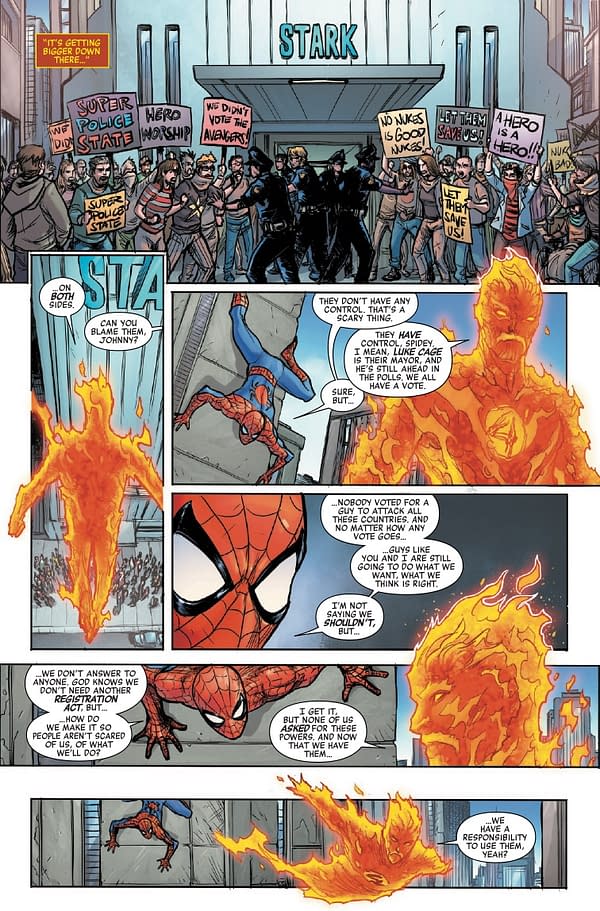 Interior preview page from AVENGERS: ARMAGEDDON #3 UNASSIGNED COVER