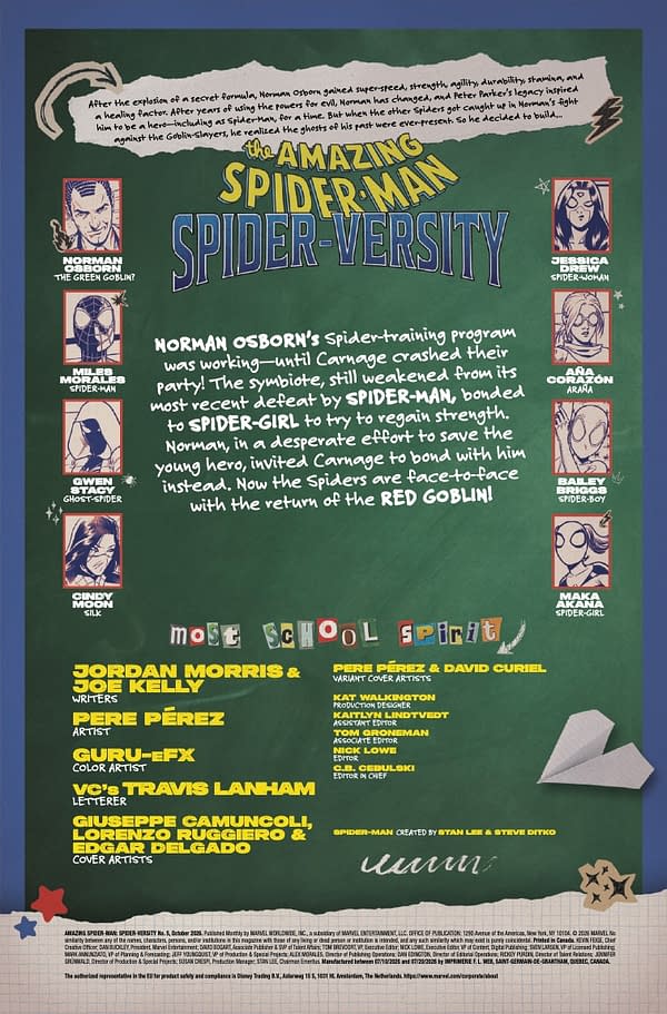 Interior preview page from AMAZING SPIDER-MAN: SPIDER-VERSITY #5 GIUSEPPE CAMUNCOLI COVER