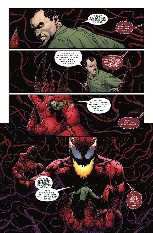 Interior preview page from AMAZING SPIDER-MAN: SPIDER-VERSITY #5 GIUSEPPE CAMUNCOLI COVER