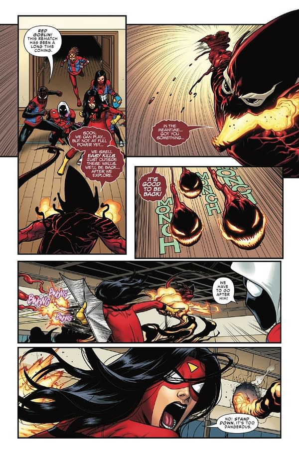 Interior preview page from AMAZING SPIDER-MAN: SPIDER-VERSITY #5 GIUSEPPE CAMUNCOLI COVER