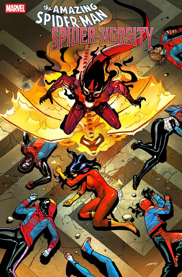 Cover image for AMAZING SPIDER-MAN: SPIDER-VERSITY #5 PERE PEREZ VARIANT