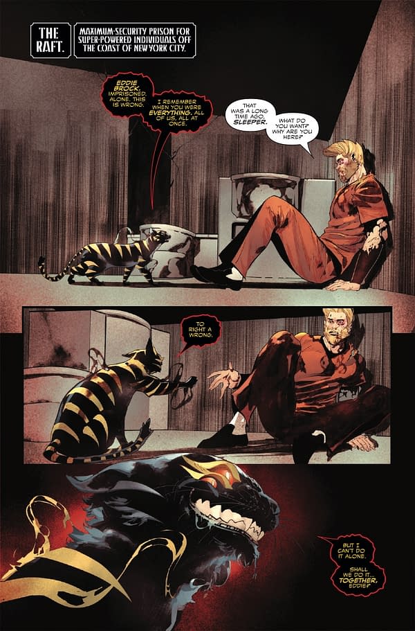Interior preview page from QUEEN IN BLACK: VENOM UNCHAINED #2 DAVID MARQUEZ COVER