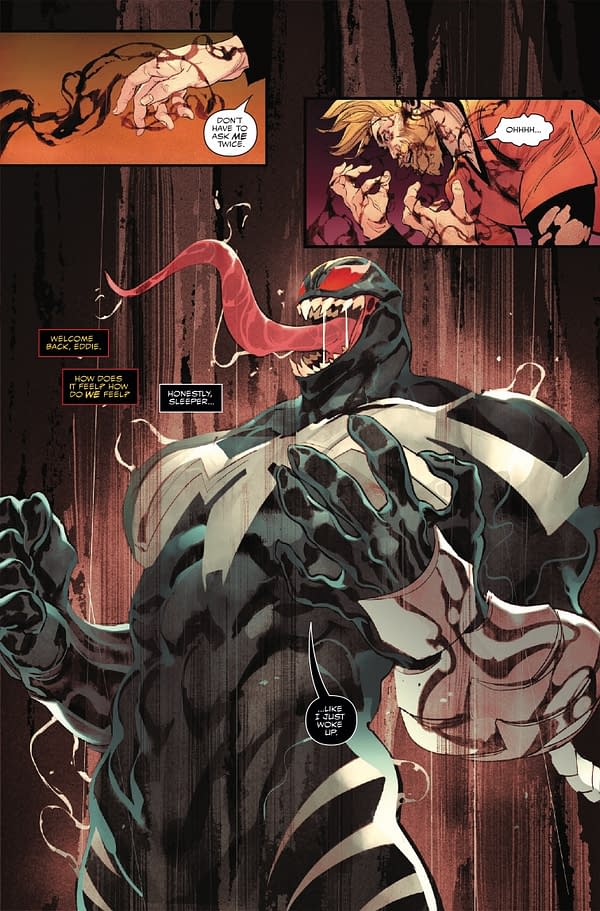 Interior preview page from QUEEN IN BLACK: VENOM UNCHAINED #2 DAVID MARQUEZ COVER