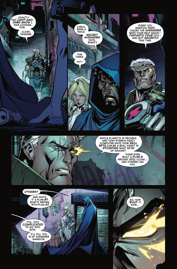 Interior preview page from QUEEN IN BLACK: DEFENDERS OF LIGHT AND DARK #2 PASQUAL FERRY COVER