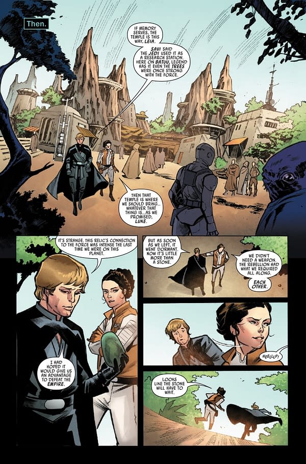Interior preview page from STAR WARS: GALAXY'S EDGE - ECHOES OF THE EMPIRE #5 PHIL NOTO COVER