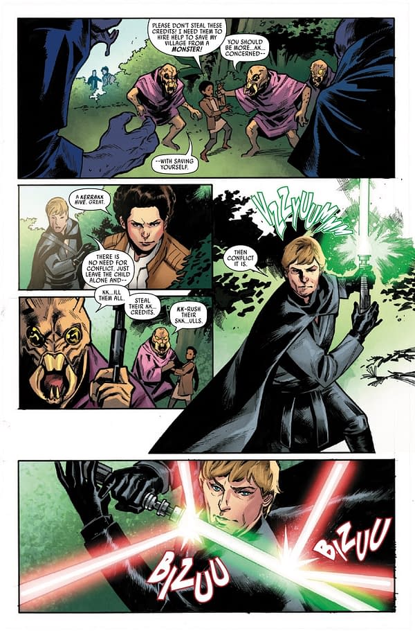 Interior preview page from STAR WARS: GALAXY'S EDGE - ECHOES OF THE EMPIRE #5 PHIL NOTO COVER