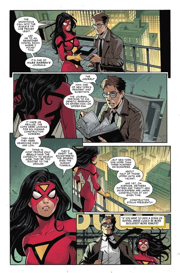 Interior preview page from SPIDER-WOMAN 50TH ANNIVERSARY SPECIAL #1 OLIVIER COIPEL COVER
