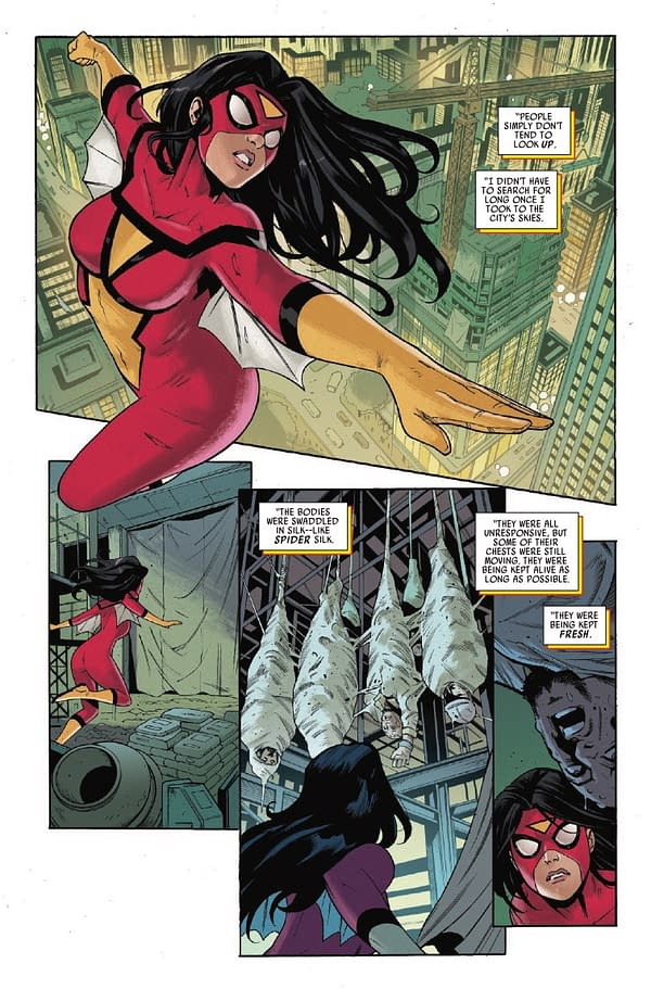 Interior preview page from SPIDER-WOMAN 50TH ANNIVERSARY SPECIAL #1 OLIVIER COIPEL COVER