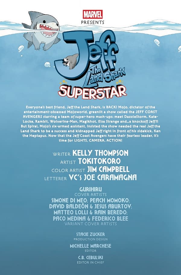 Interior preview page from JEFF THE LAND SHARK: SUPERSTAR #2 GURIHIRU COVER