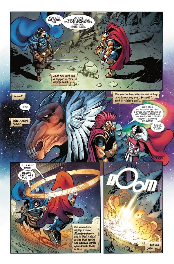 Interior preview page from QUEEN IN BLACK: THOR #1 PASQUAL FERRY COVER
