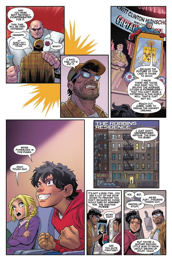 Interior preview page from ORIGINS OF THE HOOD: MARVEL RIVALS #1 PACO DIAZ COVER