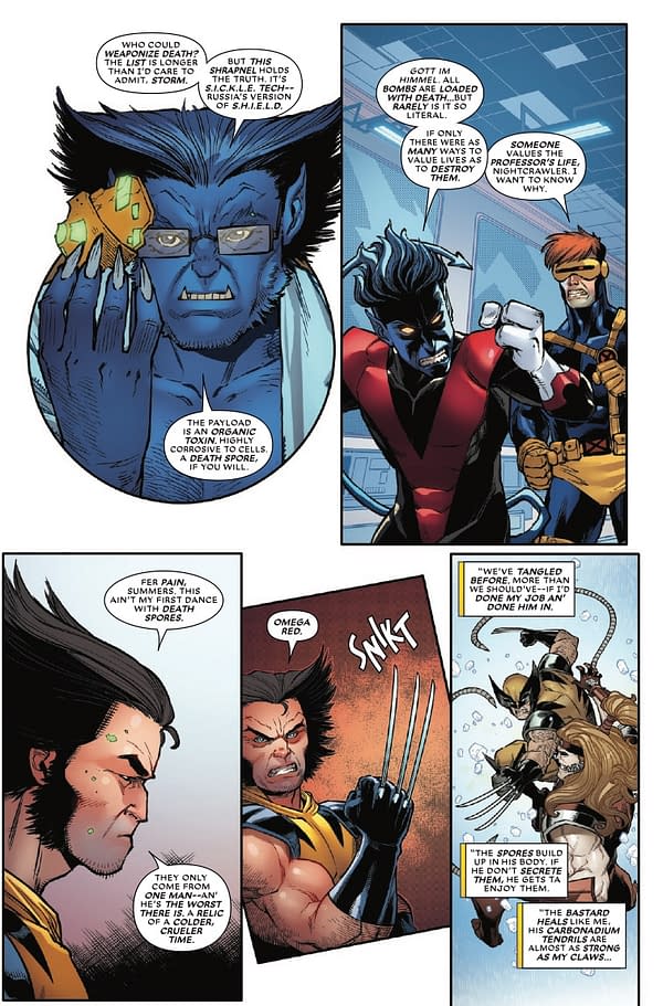Interior preview page from X-MEN: OMEGA RED DAWN #1 ARIO ANINDITO COVER