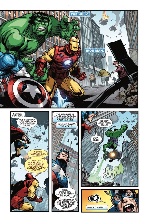 Interior preview page from MARVEL TōKON: FIRST STRIKE #1 JUAN FRIGERI COVER