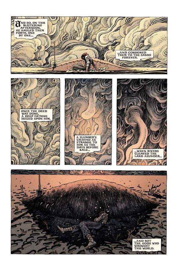 Interior preview page from The Karman Blade #1