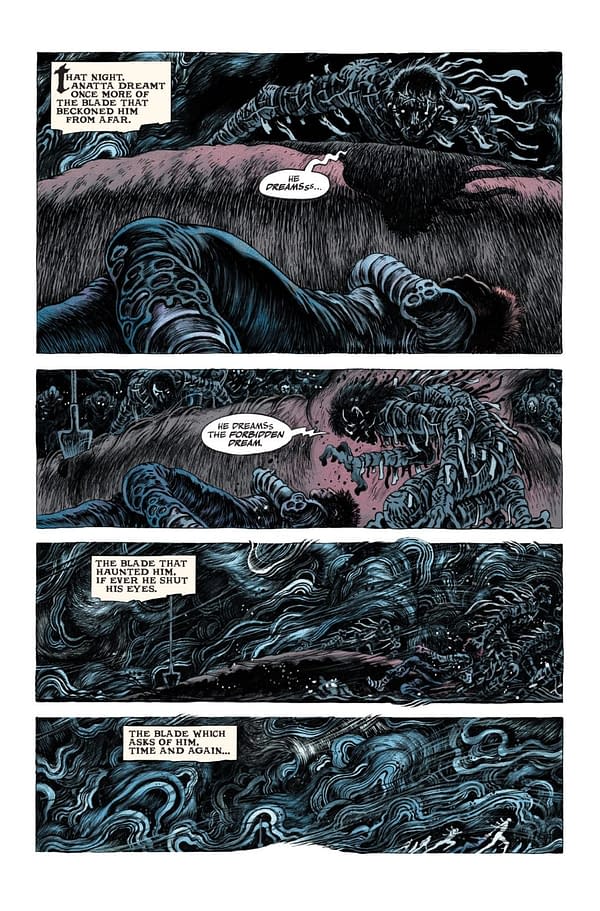 Interior preview page from The Karman Blade #1