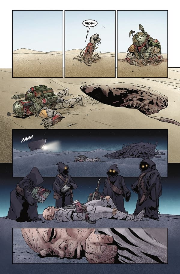 Interior preview page from STAR WARS: THE BOOK OF BOBA FETT #1 ALEX MALEEV COVER