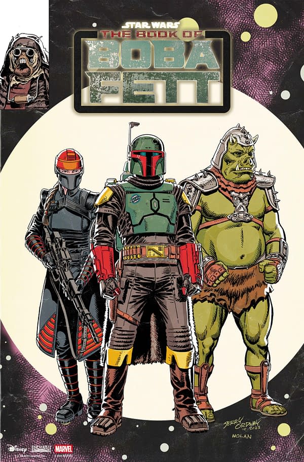 Cover image for STAR WARS: THE BOOK OF BOBA FETT #1 JERRY ORDWAY VARIANT