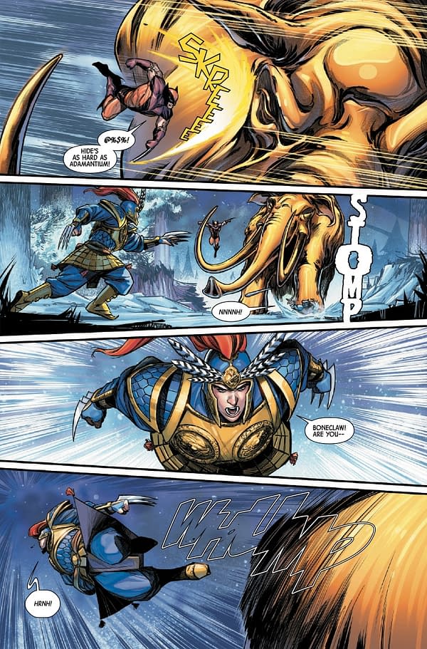 Interior preview page from WOLVERINE #27 DAN PANOSIAN COVER