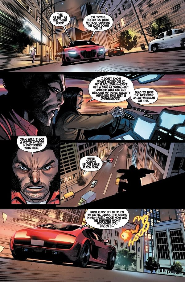 Interior preview page from WOLVERINE #28 DAN PANOSIAN COVER