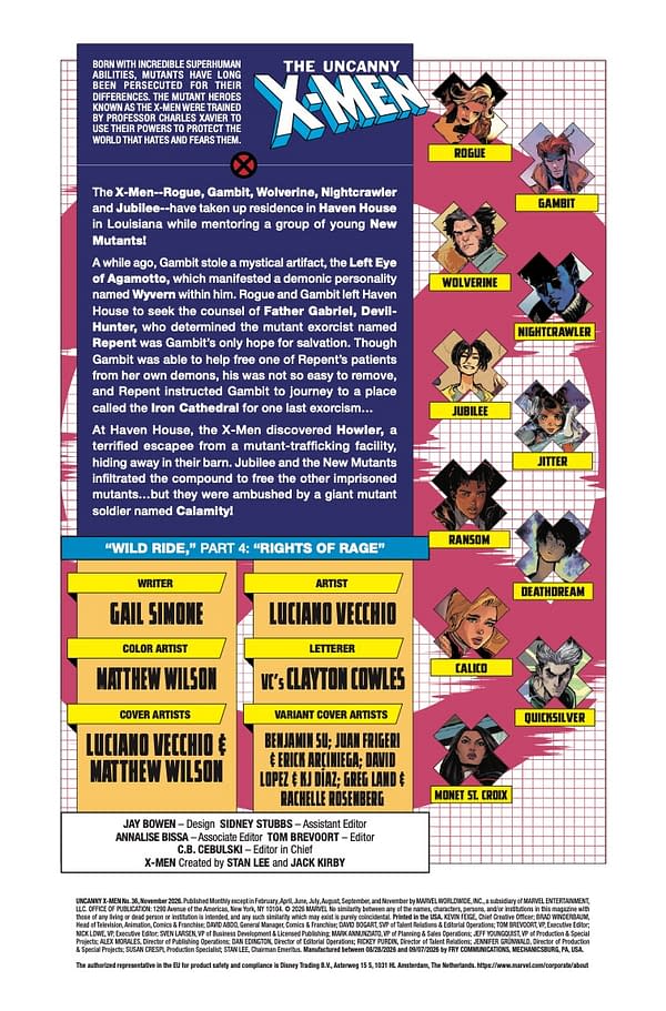 Uncanny X-Men #36 Preview: Gambit's Exorcism Goes Off the Rails