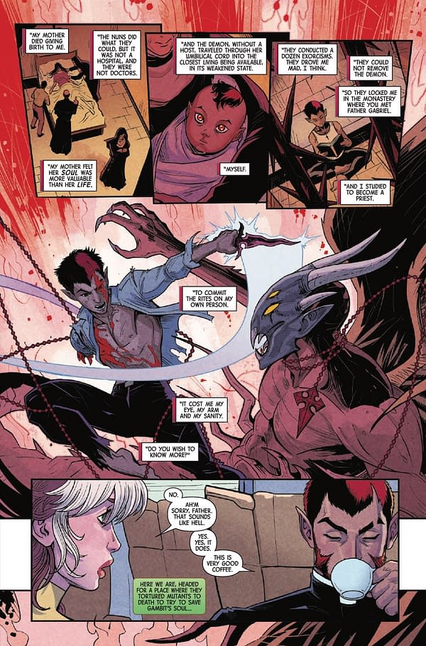 Uncanny X-Men #36 Preview: Gambit's Exorcism Goes Off the Rails