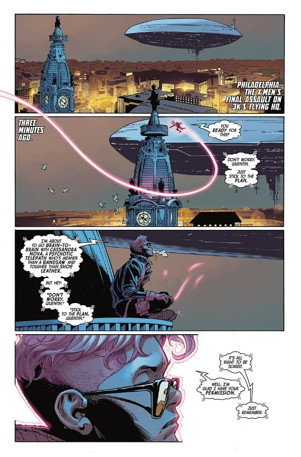 Interior preview page from X-MEN #37 NETHO DIAZ COVER