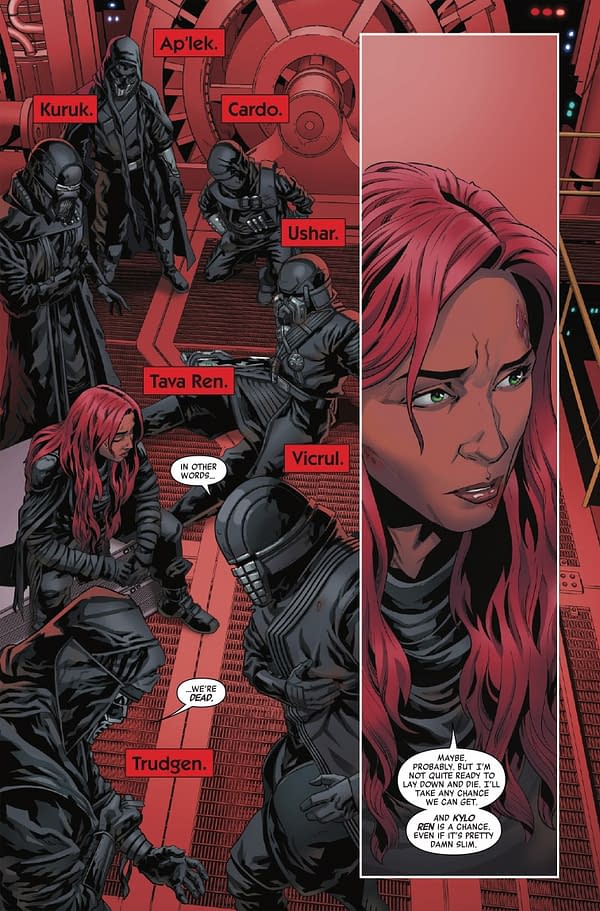 Interior preview page from STAR WARS: THE FALL OF KYLO REN #2 PHIL NOTO COVER