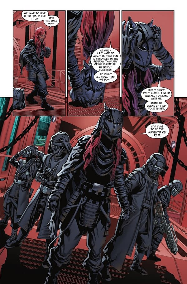 Interior preview page from STAR WARS: THE FALL OF KYLO REN #2 PHIL NOTO COVER