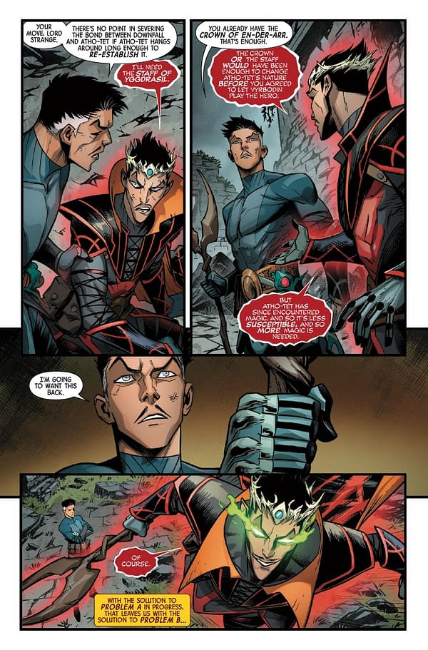 Interior preview page from DOCTOR STRANGE #10 ALEX HORLEY COVER