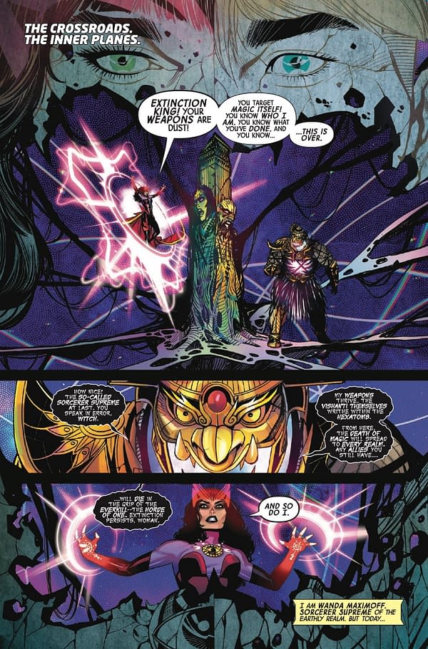 Interior preview page from SORCERER SUPREME #10 LESLEY "LEIRIX" LI COVER