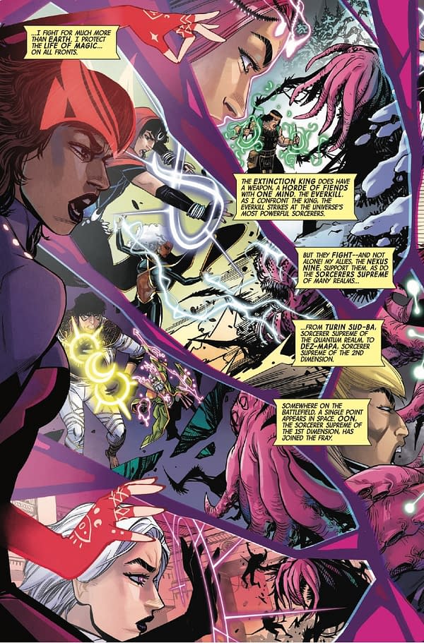 Interior preview page from SORCERER SUPREME #10 LESLEY "LEIRIX" LI COVER