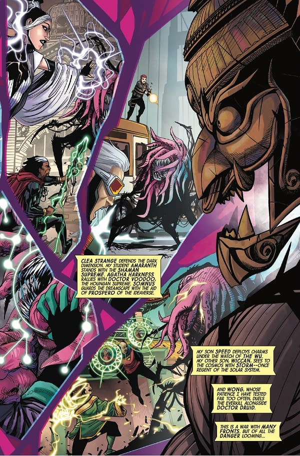 Interior preview page from SORCERER SUPREME #10 LESLEY "LEIRIX" LI COVER