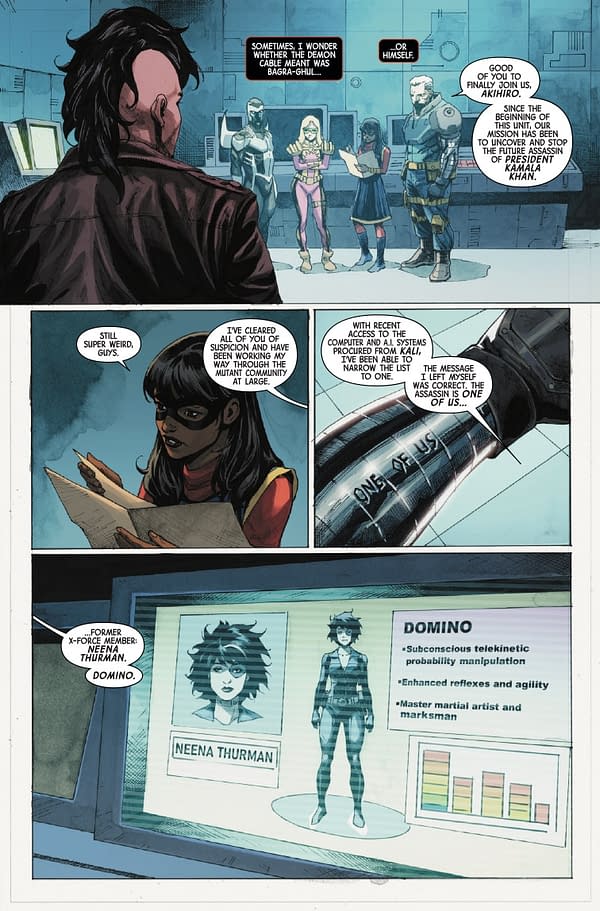 Interior preview page from INGLORIOUS X-FORCE #9 R.B. SILVA COVER