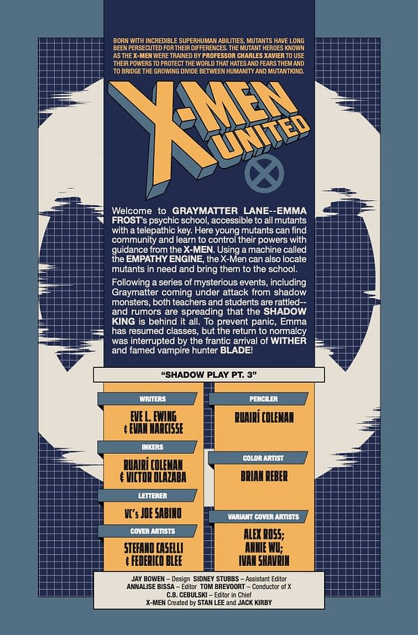 Interior preview page from X-MEN UNITED #7 STEFANO CASELLI COVER