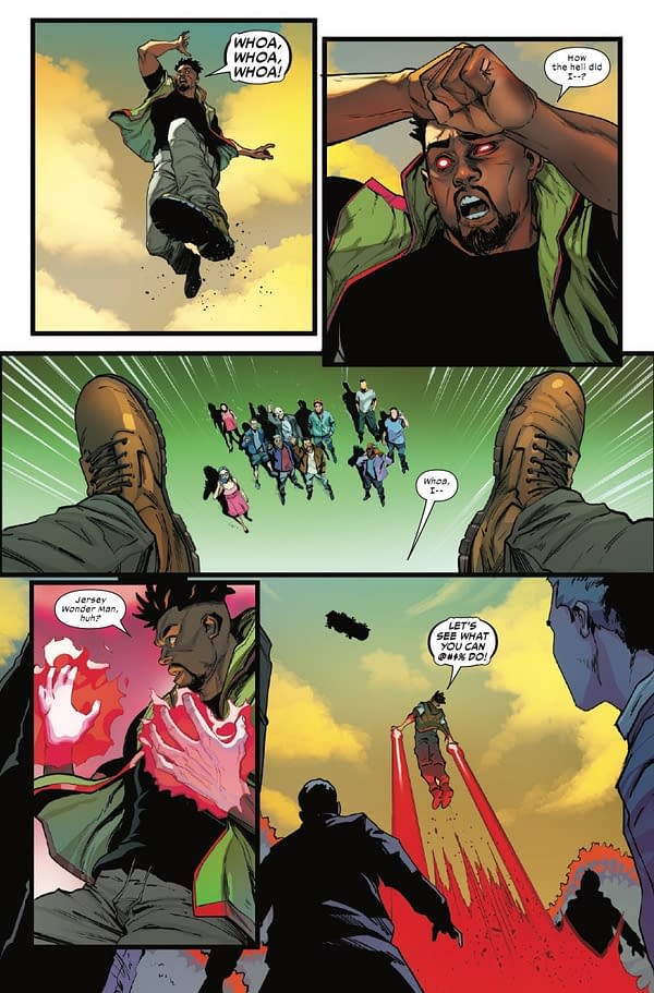 Interior preview page from ULTIMATE IMPACT: REBORN #5 LEINIL YU COVER