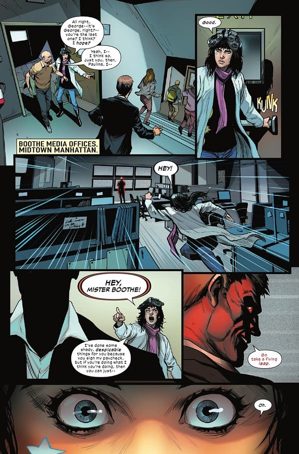 Interior preview page from ULTIMATE IMPACT: REBORN #5 LEINIL YU COVER