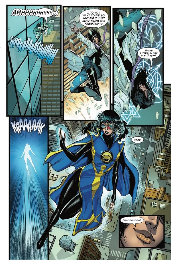 Interior preview page from ULTIMATE IMPACT: REBORN #5 LEINIL YU COVER