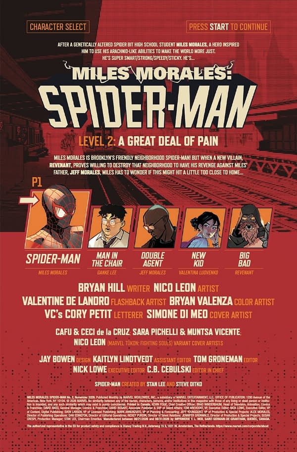 Miles Morales: Spider-Man #2 Preview: Sins of the Father Return