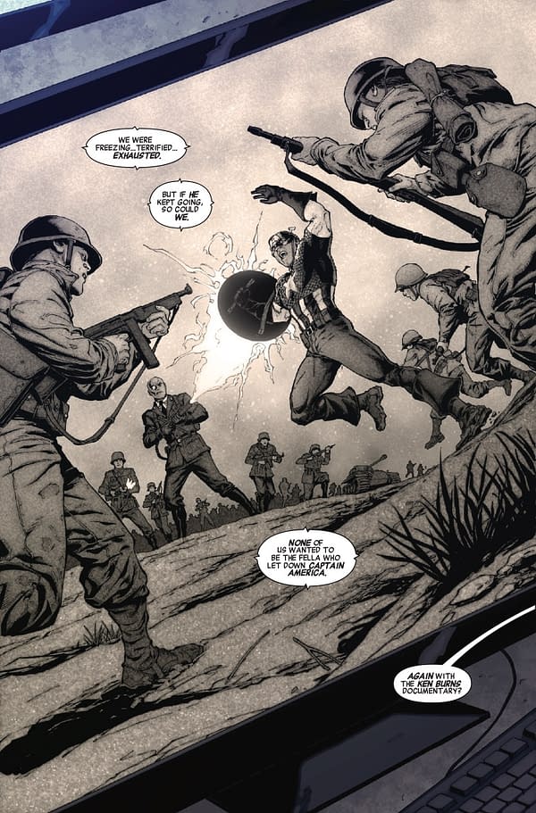Interior preview page from CIVIL WAR: UNMASKED #5 GEOFF SHAW COVER