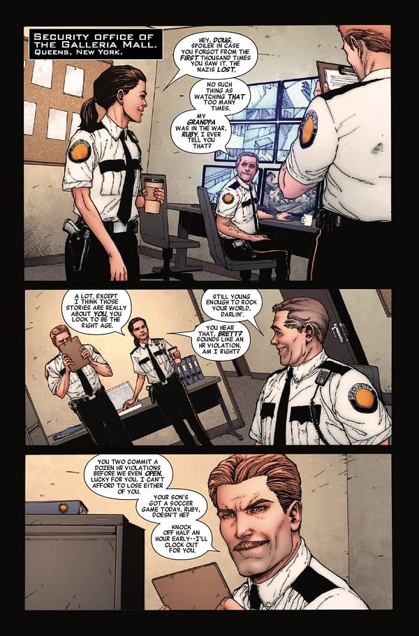 Interior preview page from CIVIL WAR: UNMASKED #5 GEOFF SHAW COVER