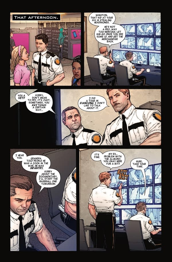 Interior preview page from CIVIL WAR: UNMASKED #5 GEOFF SHAW COVER