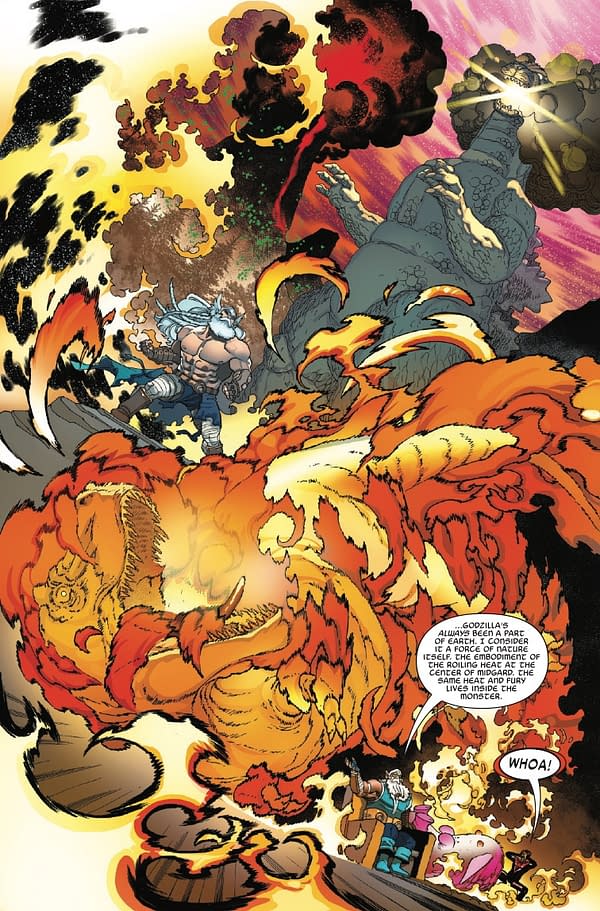 Interior preview page from GODZILLA CONQUERS THE MULTIVERSE #3 DAVID MARQUEZ COVER