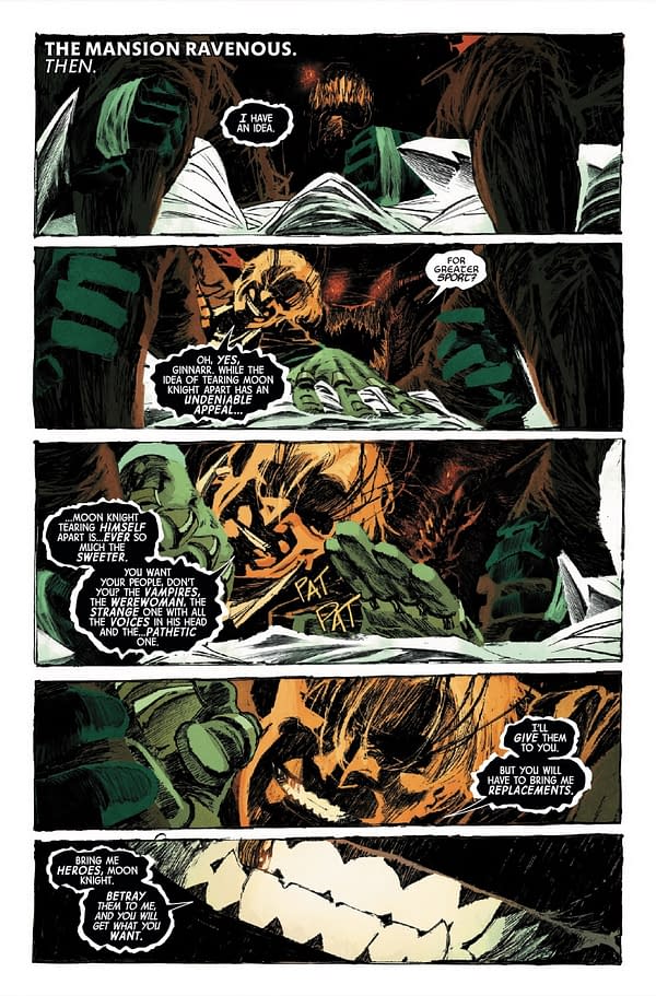 Interior preview page from MARC SPECTOR: MOON KNIGHT #8 JOSE LUIS SOARES COVER