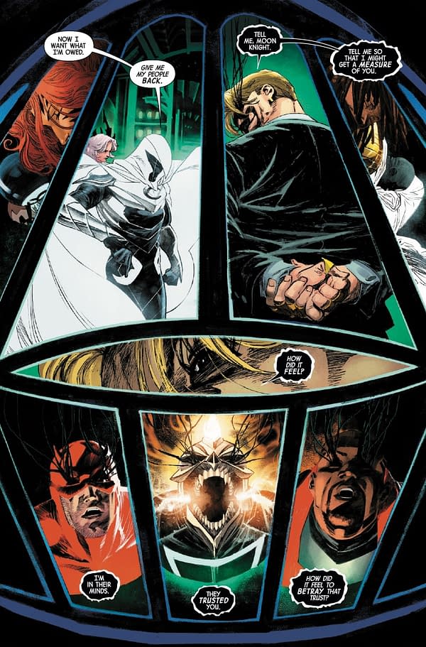 Interior preview page from MARC SPECTOR: MOON KNIGHT #8 JOSE LUIS SOARES COVER