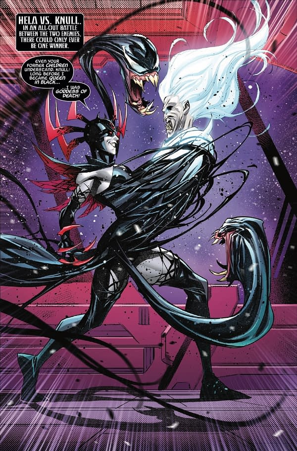 Interior preview page from QUEEN IN BLACK #5 RYAN STEGMAN COVER