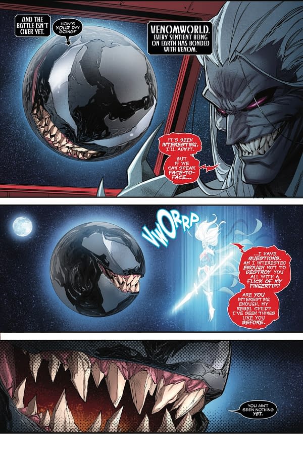 Interior preview page from QUEEN IN BLACK #5 RYAN STEGMAN COVER