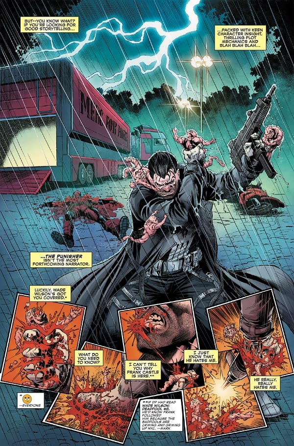 Interior preview page from THE PUNISHER #8 DAVID MARQUEZ COVER